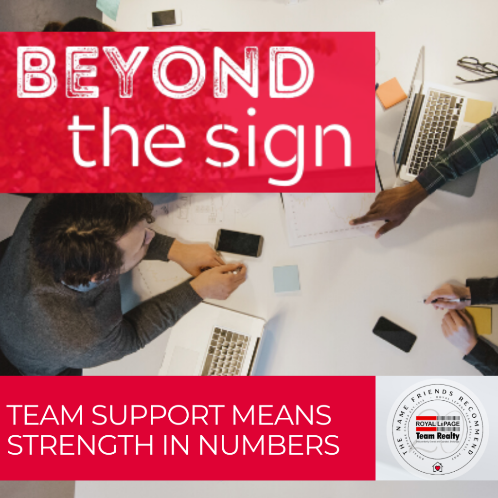 Beyond the Sign: Team support means strength in numbers 1